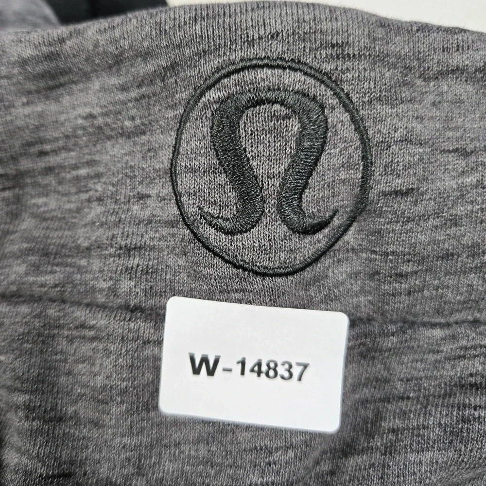 Lululemon Women Jacket 8 Gray Scuba Full Zip Hoodie READ